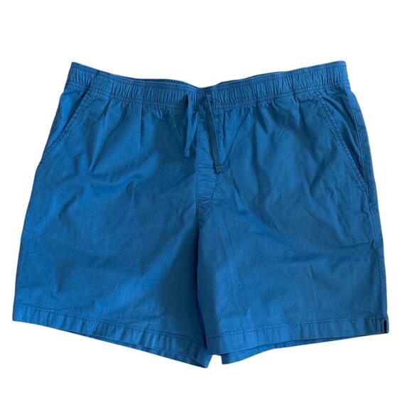 Far West Shorts Mens 2XL Elastic Waist Cotton Blend Casual Shorts With Pockets - Picture 1 of 4